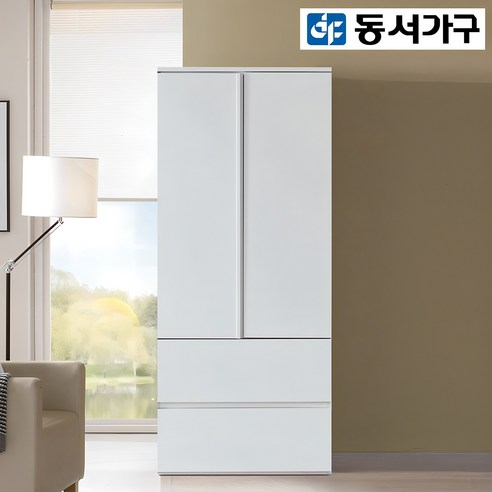 동서가구/착불 하니 2단서랍형 810 옷장 DF909923-2, 화이트