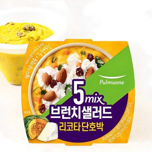 풀무원 5mix 브런치 샐러드 리코타 단호박, 200g, 1개