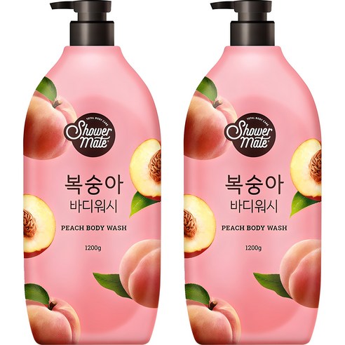 샤워메이트 복숭아 바디워시 과일향, 1200g, 2개
헤어 샤워메이트 복숭아 바디워시 과일향, 1200g, 2개
헤어