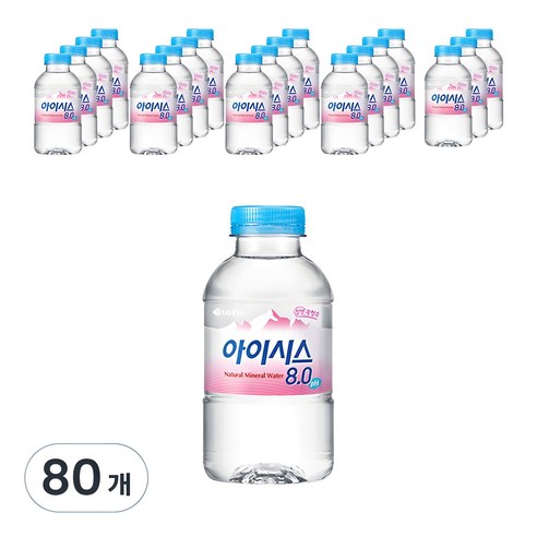 아이시스 8.0, 200ml, 80개 
사과식초/땅콩버터 외