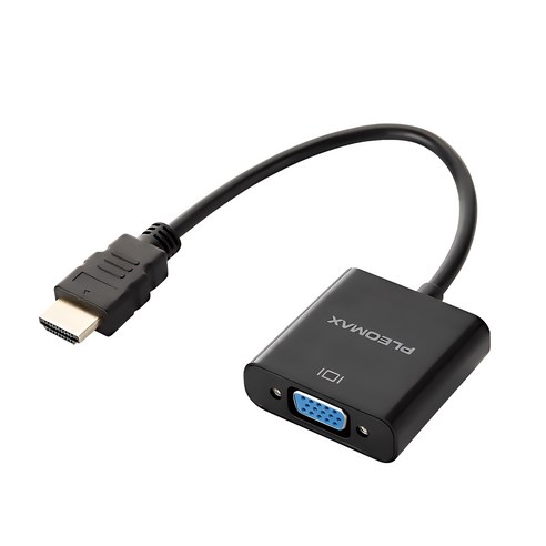 플레오맥스 HDMI M TO VGA F 컨버터 IT-HV01 – 1개, 17cm