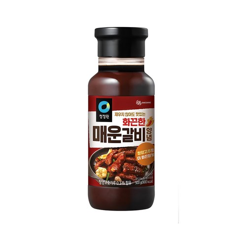 화끈하게 매운맛으로 입맛을 돋우는 마법, 청정원 화끈한 매운갈비 양념 청정원돼지갈비양념