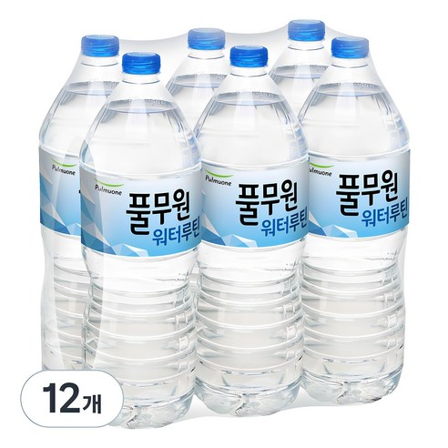 풀무원샘물 워터루틴, 2L, 12개 맑은강원