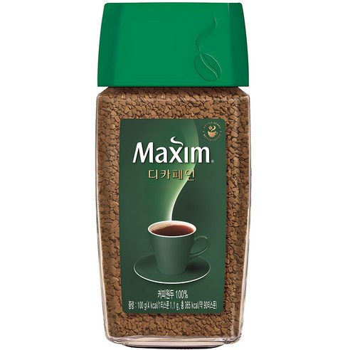 맥심 디카페인 커피원두 병, 100g, 1개입, 1개