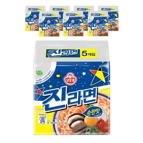 오뚜기 진라면 순한맛 120g, 40개