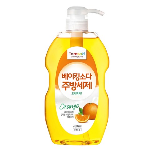 탐사 베이킹소다 주방세제 오렌지, 780ml, 1개