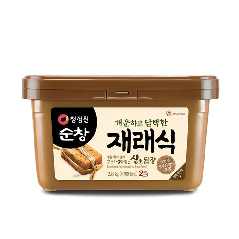 청정원 순창 재래식 생된장, 전통의 맛을 담다 순창재래식된장