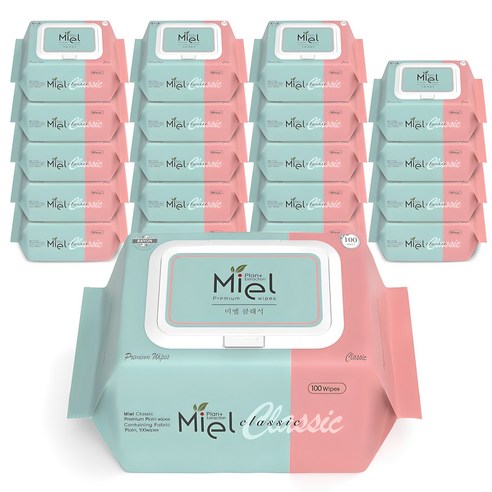 순수함으로 닦아내는 깨끗한 일상, 미엘 클래식 물티슈