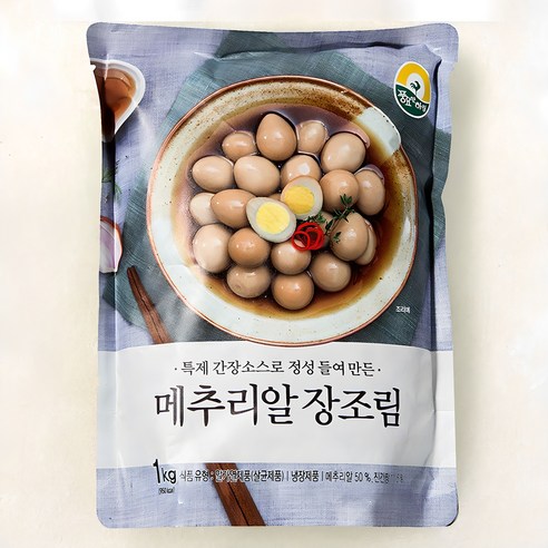 풍요한 아침 메추리알 장조림, 1kg, 1개