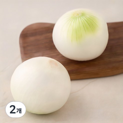 국내산 친환경 깐양파, 300g, 2개 
채소