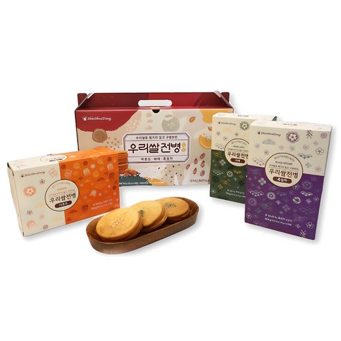 고소함이 가득한 선물, 신화당 우리쌀 전병 세트 탐미기 신화당우리쌀전병
