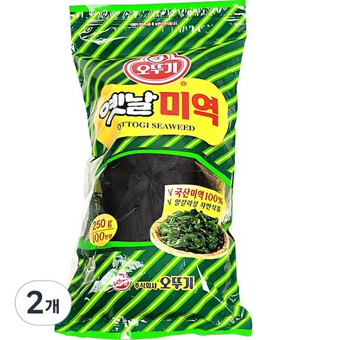 오뚜기 옛날 미역, 250g, 2개