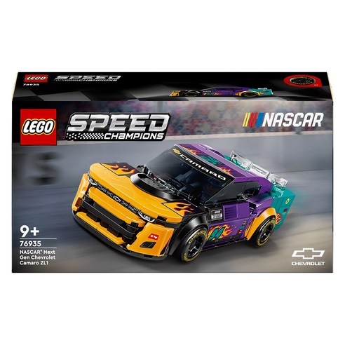 레고 스피드챔피언 76935 NASCAR Next Gen Chevrolet Camaro ZL1, 혼합색상, 1개