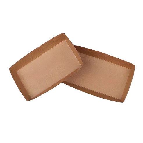 크라프트 사각 종이트레이 DK-1 12.8 x 7.1 x 2.3 cm, 1개입, 100개