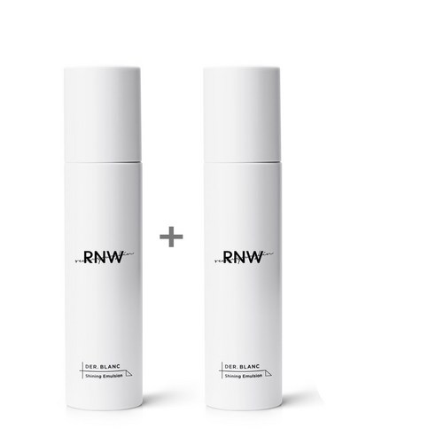 알엔더블유 더 블랑 샤이닝 에멀전, 125ml, 2개
