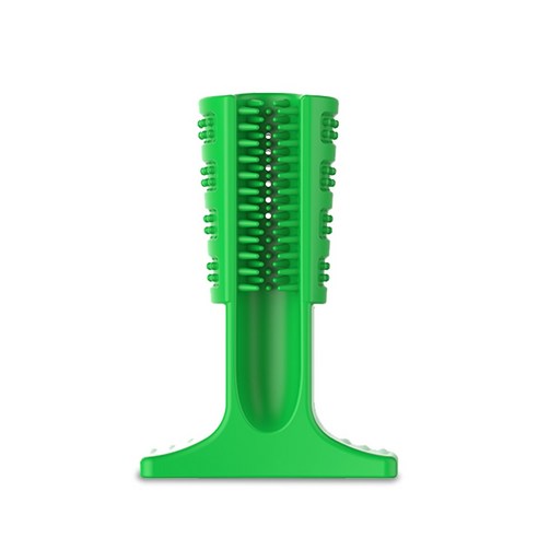 키키펫 브러싱 스틱 반려견 칫솔 M, 블랙, 1개