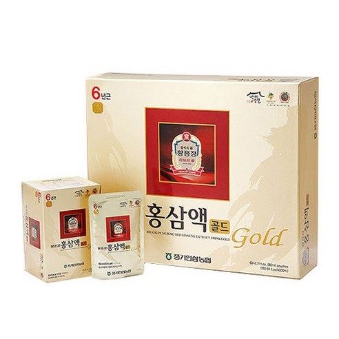 황풍정 6년근 홍삼액골드 80mlx60포, 80ml, 60포