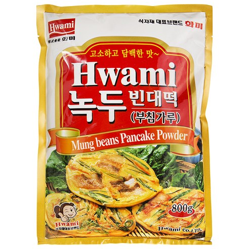 [화미] 녹두빈대떡가루, 800g, 1개 녹두전