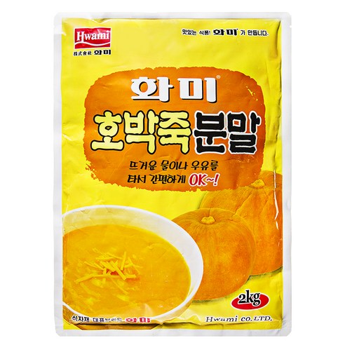 화미_호박죽분말 2KG 1팩, 1개
