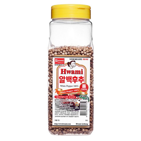[화미] 알백후추, 400g, 1개