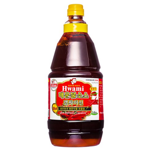 [화미] 매운 불소스 켑싸이신, 2.1kg, 1개