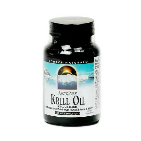 Source Naturals 아크틱 퓨어 크릴 오일 500mg 소프트젤, 60개입, 1개