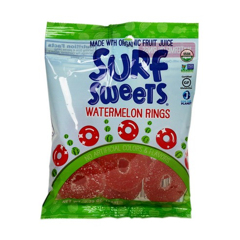 서프스위츠 프루트 젤리, Watermelon Rings, 1개