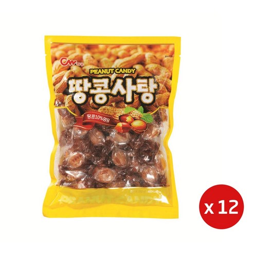 [청우식품] 땅콩사탕, 300g, 12개