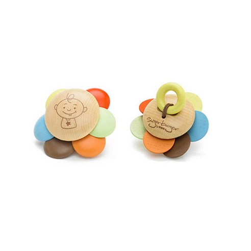 슈가부거 픽어부 베이비 딸랑이, 칼라, 1개