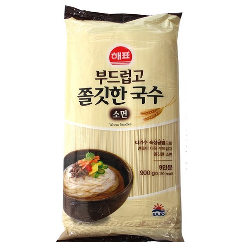 해표 부드럽고 쫄깃한 국수, 900g, 1개
