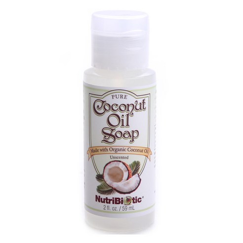 뉴트리바이오틱 퓨어 코코넛 오일 핸드워시, 59ml, Unscented, 1개