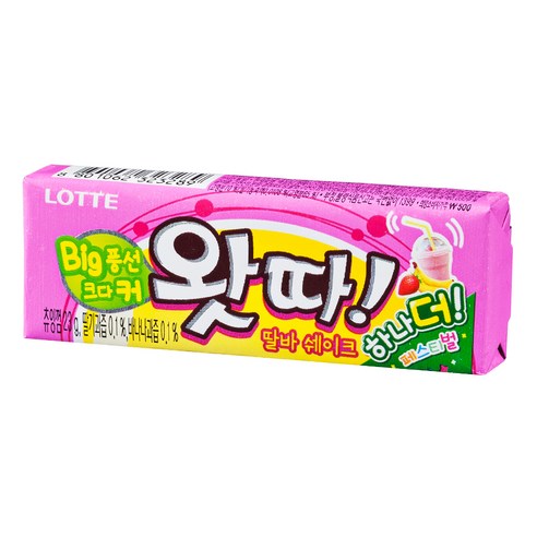롯데 왓따, 딸바 쉐이크, 368g, 32개