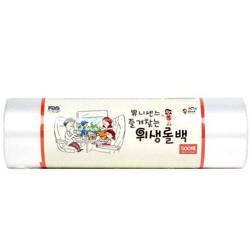송이내 유니센스 위생롤백, 500매입