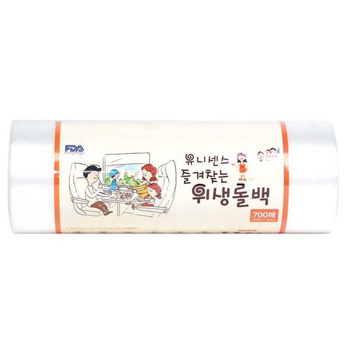 송이내 유니센스 위생롤백, 700매입