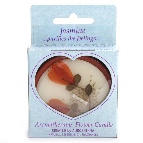 오로시카 아로마테라피 플라워 컵캔들, Jasmine, M