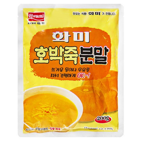 화미_호박죽분말 200G, 2개