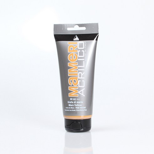 마이메리 아크릴리코 200ml 낱색 아크릴물감, 102 AM MARS YELLOW, 1개