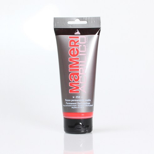 마이메리 아크릴리코 200ml 낱색 아크릴물감, 259 AM PERMANENT RED MED, 1개