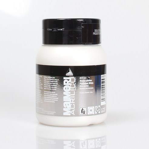 마이메리 아크릴리코 500ml 낱색 아크릴물감, 017 AM PLATINUM WHITE, 1개
