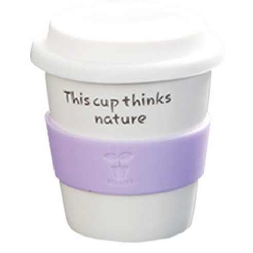 에코사랑 스몰 머그컵 일반머그 190ml, 바이올렛, 1개, 1개