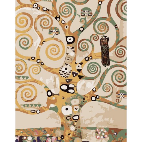 아트조이 DIY 명화 그리기 세트 40 x 50 cm 세로형, 클림트 - 생명의 나무