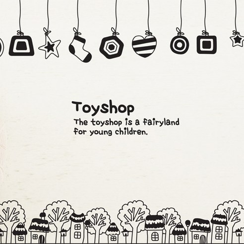 [뭉키데코] Toyshop4, 블랙