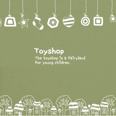[뭉키데코] Toyshop4, 화이트