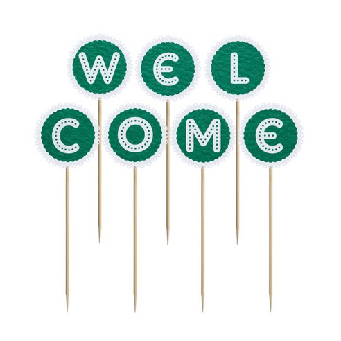 와니데코 미니파티픽 WELCOME, 그린