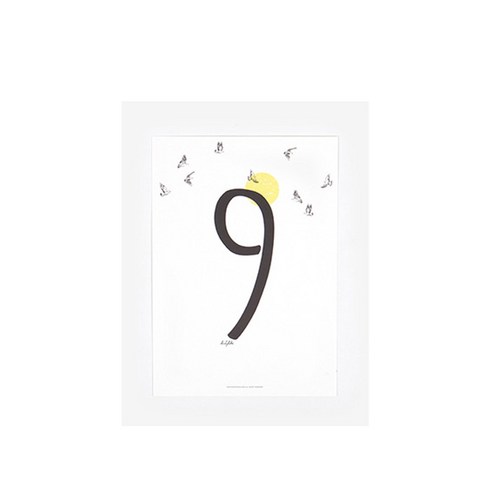 데일리라이크 숫자 포스터, 구, 1개