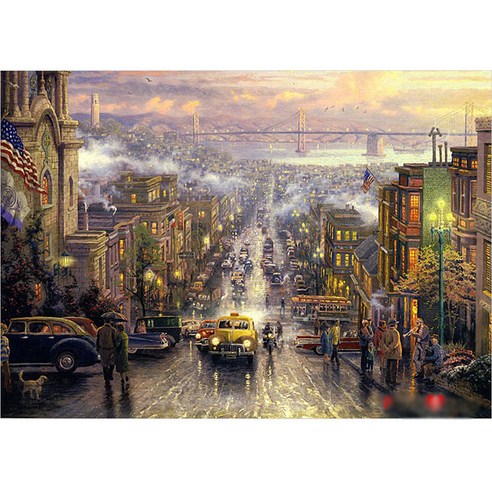 퍼즐라이프 낭만의거리 샌프란시스코, 51x73.5cm, 1개
