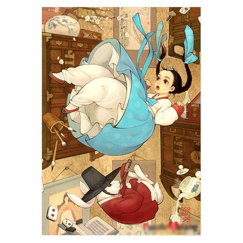 퍼즐라이프 토끼와 앨리스, 51x73.5cm, 1개