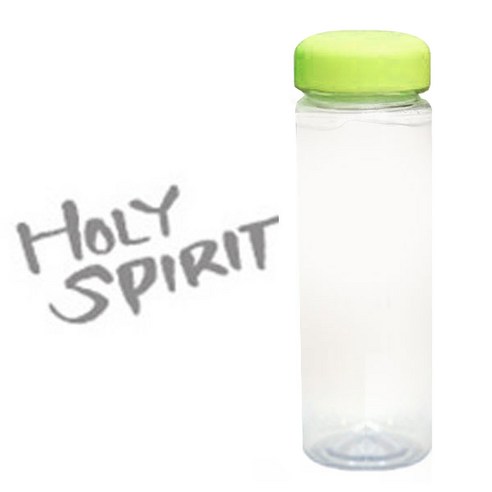 1AM 캘리그라피 보틀 연두뚜껑, Holy S (연회색), 500ml