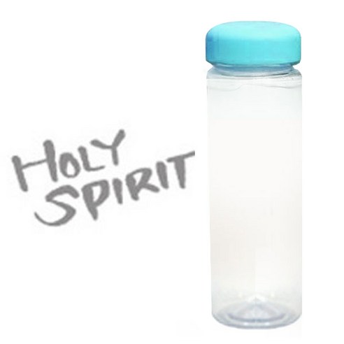 1AM 캘리그라피 보틀 하늘뚜껑, Holy S (연회색), 500ml
