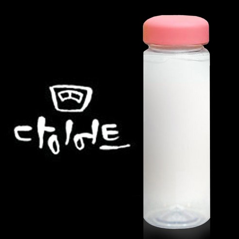 1AM 캘리그라피 분홍뚜껑 보틀, 다이어트 (흰색), 500ml